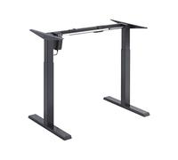 PureMounts PM-DESK-00 Struttura per scrivania regolabile elettricamente in altezza, larghezza regolabile per tutti i piani dei tavoli, capacità di carico 80 kg, nero