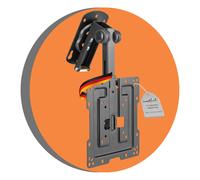 PureMounts Supporto a soffitto per televisori, adatto per 19-43 pollici, pieghev