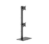 PureMounts Supporto monitor doppio 17-32 pollici VESA 75/100 altezza