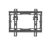 PureMounts Supporto Muro TV, Supporto Universale Inclinabile per Monitor da 23-43-pollici, Max. 45 kg, VESA 200x200 mm, Nero