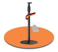 PureMounts Supporto per altoparlante regolabile in altezza per Sonos Era 100 & 300, nero