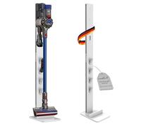 PureMounts, supporto per aspirapolvere compatibile con Dyson V6 Pro, V7, V8, Cyclone, V10 Total Clean, Torque Drive e V11, V12 Slim, V15 Detect Absolute, Gen5, bianco