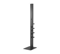 PureMounts Supporto per aspirapolvere con base inclinata per robot aspirapolvere, 8 supporti per accessori, compatibile con Dyson V6, V7, V8, V10, V11, V12, V15, Gen5, nero