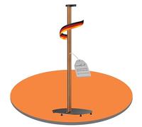 PureMounts supporto per diffusori per Sonos Era 100 & 300, supporto per diffusori con gestione dei cavi, capacità di carico 5 kg, nero