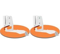 PureMounts Supporto per diffusori per Sonos Era 300, supporto a parete per diffusori con gestione dei cavi, orientabile di +/-45°, capacità di carico 3 kg, bianco (Confezione da 2)