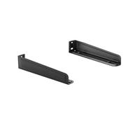 PureMounts supporto per microonde, montaggio a parete, supporto universale per microonde e forno fino a 35 kg, supporto per microonde per montaggio a parete, nero