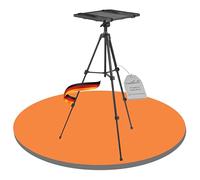 PureMounts® Supporto per proiettore, treppiede per proiettore leggero e pieghevole, caricabile fino a 6 kg, supporto per proiettore mobile, nero