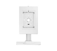 PureMounts® supporto per tablet con custodia in acciaio bloccabile per iPad 5/6/7/8/9/ IPad Air 9.7"/ 10.5"/10.9"/ IPad Air 9.7"/10.5"/11" e Samsung Tab A 10.1 (2019)/ Tab A7/S6 Lite 10.4", bianco