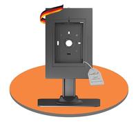 PureMounts® supporto per tablet con custodia in acciaio bloccabile per iPad 5/6/7/8/9/ IPad Air 9.7"/ 10.5"/10.9"/ IPad Air 9.7"/10.5"/11" e Samsung Tab A 10.1 (2019)/ Tab A7/S6 Lite 10.4", nero