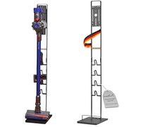PureMounts Supporto universale per aspirapolvere compatibile con Dyson V15, V12, V11, V10, V8, V7, da pavimento, accessori, nero