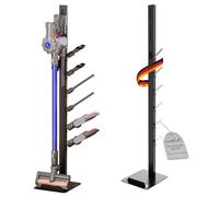 PureMounts Supporto universale per aspirapolvere compatibile con Dyson V6, V7, V8, V10, V11, V12, V15, Gen5, supporto da pavimento, supporto accessori, nero
