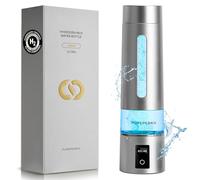 PUREPEBRIX Generatore di bottiglie d'acqua idrogeno - 9060 PPB Idrogeno | Conservazione dell'idrogeno per 12 ore | Tecnologia SPE/PEM certificata IHSA | Bottiglia di idrogeno portatile | Regalo