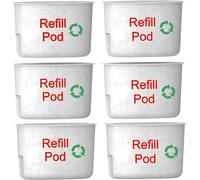PurePods Ricariche per cartuccia filtro dell'acqua riutilizzabile compatibile con caraffe ricaricabili Brita Maxtra* e Maxtra+* (confezione da 6)