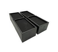 purero® Filtro in ceramica - adatto per Elica Nikola Tesla Filtro a carbone KIT0167755 (2 pezzi) - Adatto per modelli NIKOLATESLA Alpha Fit, 3Z, Prime S - Made in Germany
