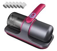 Puresleepy Dust Vacuum, Pure Sleepy Pro Bed Vacuum, 2025 New 8000pa Puresleepy Pro Bed Vacuums, 8,000 Vibrations Per Minute, Mattress Cleaner Machine Deep Cleaner (Red)