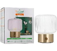 Puressentiel - Diffusione - Diffusore a Nebulizzazione VERA - per Oli Essenziali - Diffusione a Freddo senza Acqua - Design Art Déco fatto di Vetro e Lega Metallica - Edizione limitata