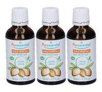 Puressentiel Huile Végétale BIO Argan 3x50 ml Olio