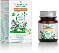 Puressentiel - Capsule di olio essenziale di menta piperita - EOBBD BIOLOGICO - 100% puro e naturale - Gusto neutro - 60 mini-capsule deglutibili