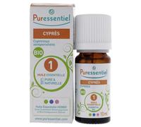 Puressentiel - Olio Essenziale di Cipresso - 100% Puro e Naturale - OEBBD (Olio Essenziale Botanicamente e Biochimicamente Definito) - Da Agricoltura Biologica - Vegan e Cruelty Free - 10 ml