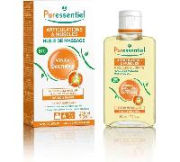 Puressentiel - Articolazioni e Muscoli Olio da Massaggio - Biologico - Preparazione e Recupero Sportivo - Per il Sforzo Muscolare: riscalda, rilassa e aiuta ad evitare le tensioni - 100 ml