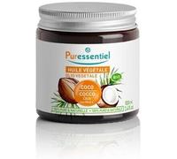 Puressentiel - Olio Vegetale di Cocco BIO - spremuto a freddo - certificato biologico - grezzo, 100% puro e naturale - vegano e cruelty free - per la cura del viso, del corpo e dei capelli - 100 ml