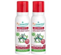 Puressentiel SOS Insetti Spray Antipuntura Repellente + Lenitivo 2x75