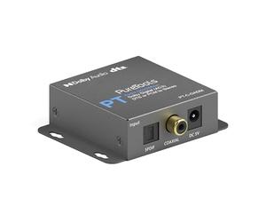 PureTools - Convertitore digitale/analogico, Dolby/DTS DownMixer, Dolby Digital (AC3), DTS o PCM a stereo, nero