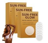 PurevLab Sun Free Glow Patch, 2026 New Sunless Tanning Nano Microneedle Patch, Sun Free Glow Micro Needle Patch Tanning for Even Bronze Skin Tone (3boxes)