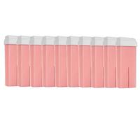 PUREWAX By Purenail - 10 cartucce di cera alla rosa per depilazione, roll on standard, depilazione con striscia