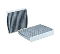 PURFLUX Filtro abitacolo AHC245-2 Filtro al carbone attivo Altezza: 32 Larghezza: 158 Lunghezza: 155