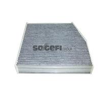PURFLUX filtro abitacolo AHC402 carboni attivi 255x254x44 mm