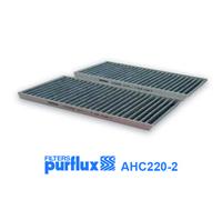 PURFLUX Filtro ai carboni attivi lunghezza 224 mm altezza 29 mm AHC220-2