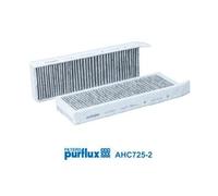 PURFLUX Filtro ai carboni attivi lunghezza 255 mm altezza 30 mm AHC725-2