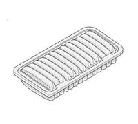 PURFLUX filtro aria A1313 cartuccia 244x148x41 mm