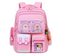 PURFUU Zaino animale di grande capacità per i bambini borsa pratica e traspirante del libro di scuola con comoda cinghia regolabile bella borsa di scuola, B, L