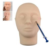 PURFWOG Pratica Medica Modello di Allenamento per l'iniezione della Testa in Silicone per la Formazione del manichino della Pelle del Viso per l'insegnamento della visualizzazione dello Studio
