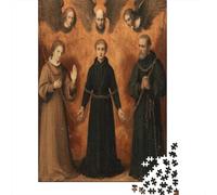 Purgatorio,Puzzle Per Adulti 38x26cm/1000pcs,Giochi Di Sfida Dipinto medievale