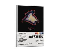 Purgatory by Tyler Childers - Poster con stampa di album, decorazione artistica da parete vintage su tela decorativa per soggiorno e camera da letto (50 x 75 cm) con cornice