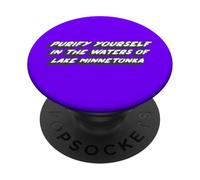Purificati nelle acque del lago Minnetonka PopSockets PopGrip Adesivo