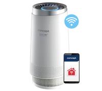 Concept Perfect Air Smart CA1010 - Purificatore d'aria con tre livelli di filtro dell'aria HEPA-13, filtro a carbone, ionizzatore, circolazione dell'aria: 130 m³/h, adatto per ambienti fino a 20 m²