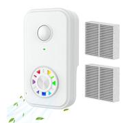 Purificatore d’Aria <36dB - Filtro ’Aria, Purificatore per Allergici - Ionizzatore Deodorante Rinfrescante | Filtro ’Arias a Ioni Negativi contro Fumo, Polvere, per Bagno, Camera da Letto