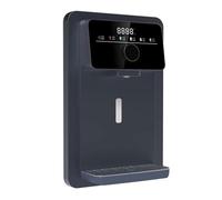 Purificatore d'acqua a conduttura calda istantanea - Distributore di acqua calda e fredda da parete con blocco elettronico per bambini, assunzione di acqua quantitativa per mense aziendali e uffici -