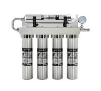 Purificatore d'acqua, filtro for acqua Direct Drink sotto il lavandino a 5 stadi, acciaio inossidabile, rimuove ruggine, sabbia, cloro residuo, microrganismi(Water purifier 1 set,U-K)