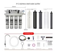Purificatore d'acqua potabile diretto for uso domestico in acciaio inossidabile, filtro for rubinetto 'acqua, filtro for acqua ultrafiltrante di livello 5 Per uso fai da te