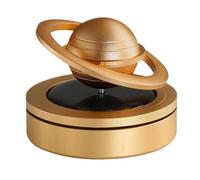 Purificatore d'aria a energia solare per auto, deodorante solare rotante per auto | Profumo per auto a energia solare sospeso a doppio anello | Ornamento di profumo durevole a sospensione a