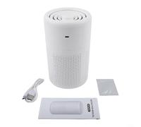 Purificatore d'aria con aromaterapia, compatibile con compresse, rinfresca l'aria e fornisce sollievo dalle allergie, design moderno da scrivania (purificatore)