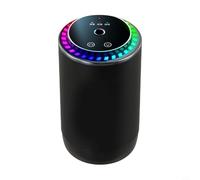 Purificatore d'aria e umidificatore per auto intelligente con 3 modalità regolabili, accensione e spegnimento automatici, batteria da 500 mAh, corpo in lega di alluminio, design compatto ed elegante