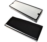 Purificatore D'Aria Filtro Set: 2 Hepa Antiparticolato + 2 Carbonio Fogli per