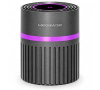 Purificatore d'aria MEGAWISE H13 True HEPA per casa e ufficio - Purificatore d'aria da tavolo compatto con filtrazione a 3 stadi, funzionamento ultra silenzioso a 24 dB, indicatore del filtro (EPI810)