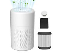 Purificatore d'aria per ambienti, Purificatore d'aria per animali domestici, Depuratori con filtrazione HEPA, Filtri d'aria, HEPA portatili da 28 dB rimuovono polvere, sostanze inquinanti, odori, cape